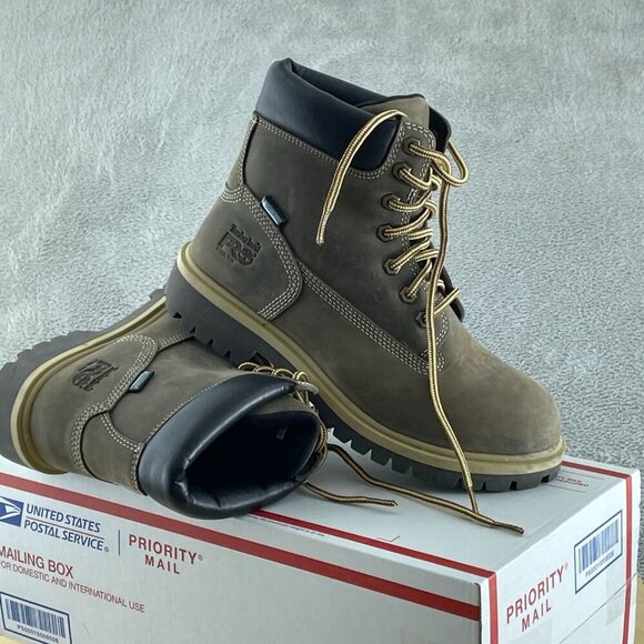 Timberland PRO Women's Attach 6 Inch Steel Toe Waterproof Work Boot 7 NWOB S120 - Picture 1 of 8